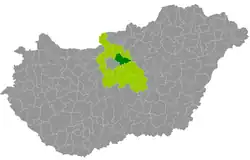 موقعیت ناحیهٔ گودوللو در نقشه