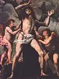 San Sebastiano curato dagli angeli, 1624, Santa Maria dell'Orto