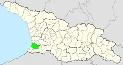 جایگاه در نقشه گرجستان
