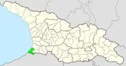 جایگاه در نقشه گرجستان