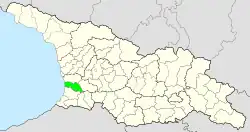 جایگاه در نقشه گرجستان