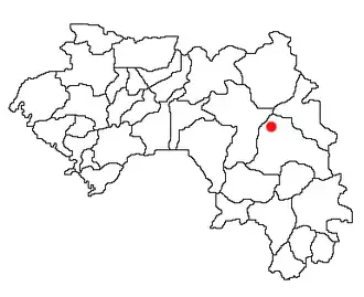 موقعیت استان کانکان در نقشه