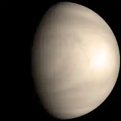 زهره (یک پرواز در سطح پایین در مسیر حرکت)