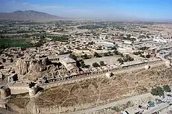 دژ بالا حصار در مرکز شهر گردیز