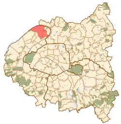 پاریس and inner ring départements