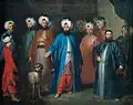 پُرترهٔ محمد سعید پاشا و ملازماناثر گروگ اِنگل‌هارد شرودر