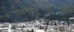 Georgetown as seen from Interstate 70
