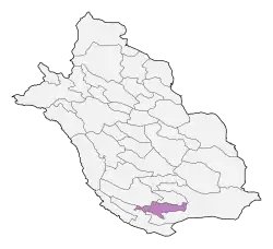 موقعیت در استان