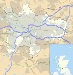 گوان (اسکاتلند) در Glasgow council area واقع شده