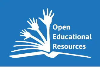 English version of Global logo for Open Educational Resources.