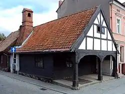 A pub built in the mid 18th century is the only building of its kind present in the town