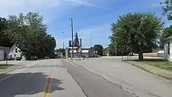 Looking north on Ohio Highway 753 in Good Hope