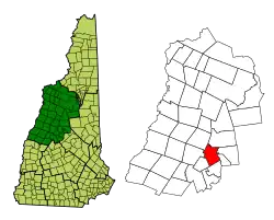 Location in شهرستان گرافتن، نیوهمپشایر