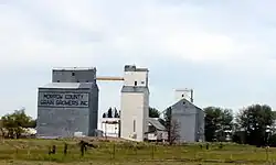 Grain elevators in Lexington