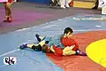 Ground fighting in Sambo