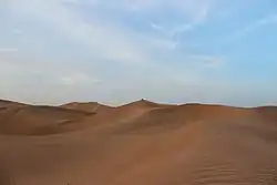 چشمانداز ویرانگر صحرای بزرگ غربی در نزدیکی تیمیمون