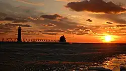 The Grand Haven Lighthouse