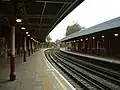 Looking south ('westbound' due to loop line from Woodford)