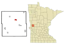 Location of Elbow Lake, Minnesota