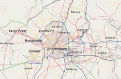 JNB در Greater Johannesburg واقع شده