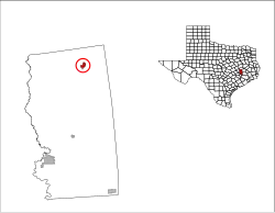 موقعیت Bedias, Texas