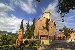 Walkway to the church grounds from Avlabari Square