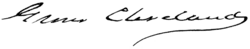 Cursive signature in ink