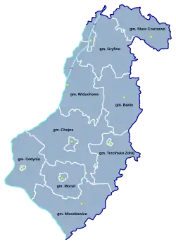Division into gminas