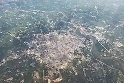 موقعیت شهرستان گوانگشان در نقشه
