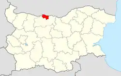 موقعیت شهرستان گولیانتسی در نقشه