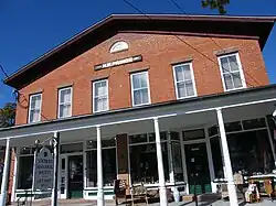 The historic Henry W. Prince Building on NY 25 in Southold