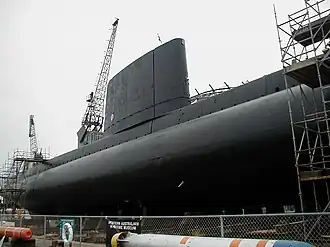 HMAS Ovens at the Western Australian Maritime Museum