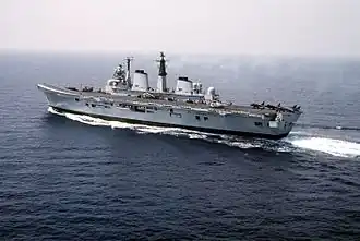 HMS Invincible in 1990