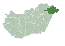 موقعیت سابولچ-ساتمار-بِرِگ
