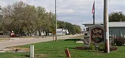 Downtown Haidar: Main Street (Nebraska Highway 13)
