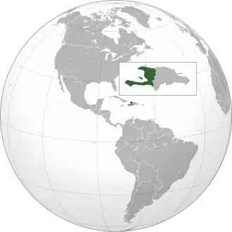 موقعیت Haiti
