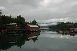 A portion of Halibut Cove