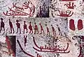 Petroglyphs, from Sweden, Nordic Bronze Age (painted)