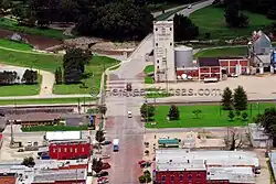 Aerial view of northern downtown area, 2007