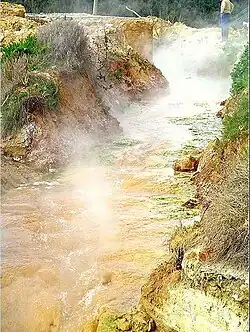 Hamamboğazı thermalsprings near Banaz