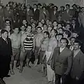 جشن ورزشی دومین نفر از سمت راست پهلوان حمزه پهلوان پور