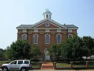 Old Hancock County courthouse in Hawesville, Kentucky