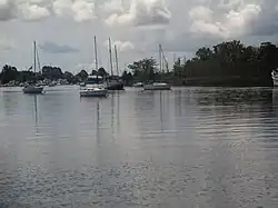 Glimpse of the harbor in Georgetown