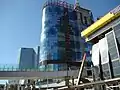 Construction progress in October 2009