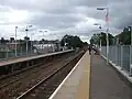 Looking west from the eastbound platform