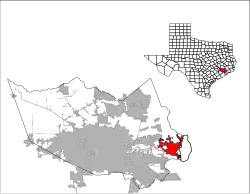 موقعیت Baytown, Texas
