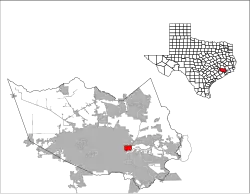 Location in the state of تگزاس
