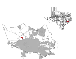 Location in the state of تگزاس