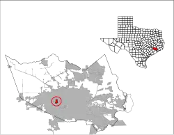 Location of Piney Point Village, Texas