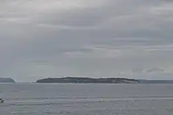 Hat Island seen from the Mukilteo Lighthouse
